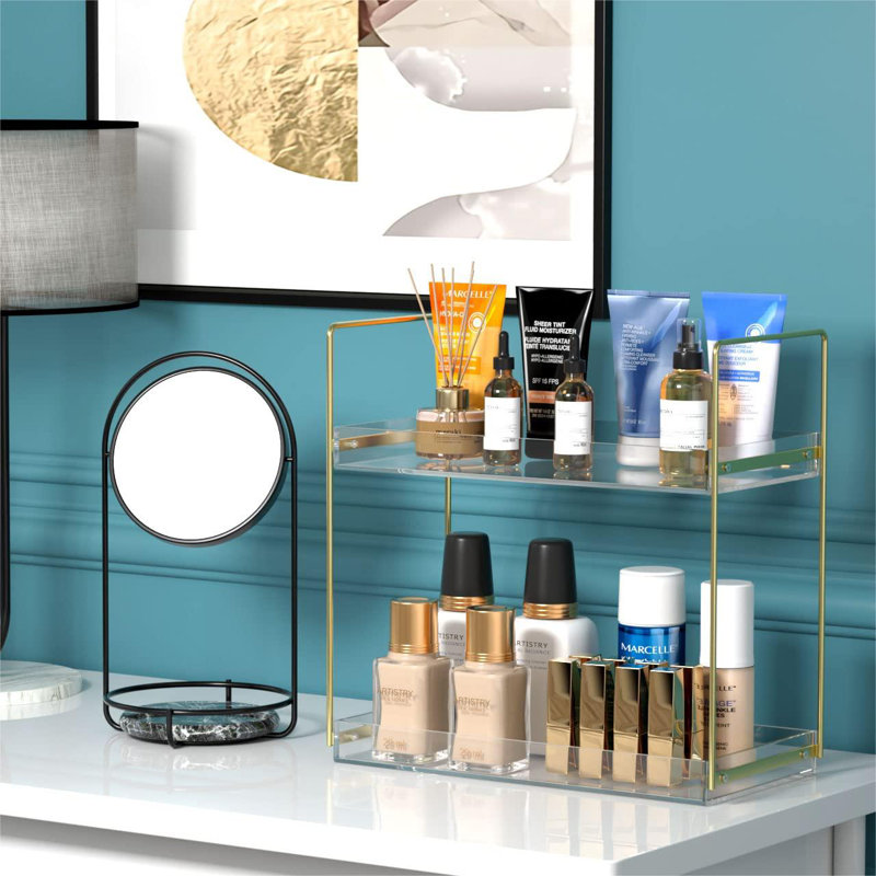 Mercer41 Makesha Metal Bathroom Shelves Wayfair